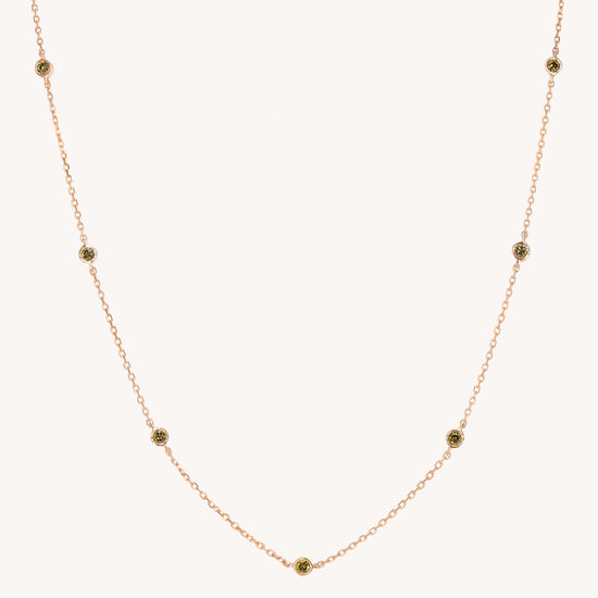 Collier Alba Diamants Bruns