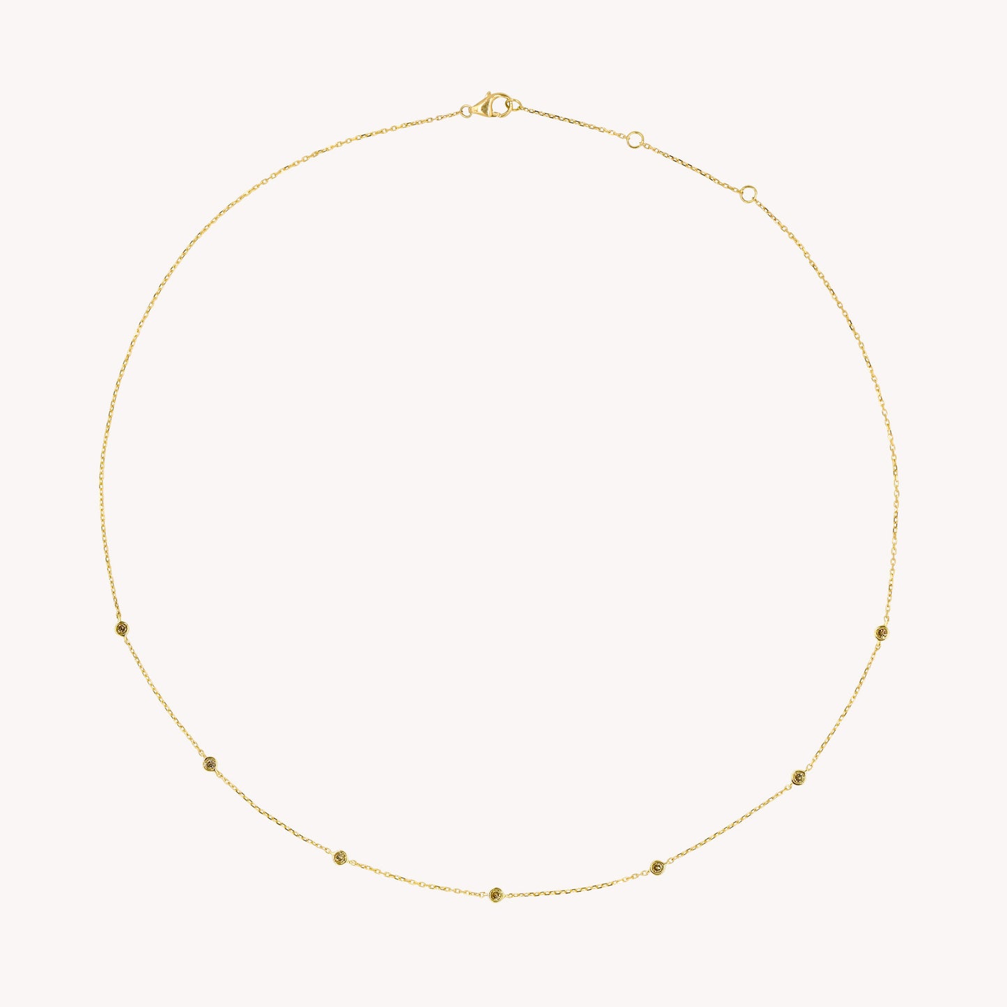 Collier Alba Diamants Bruns