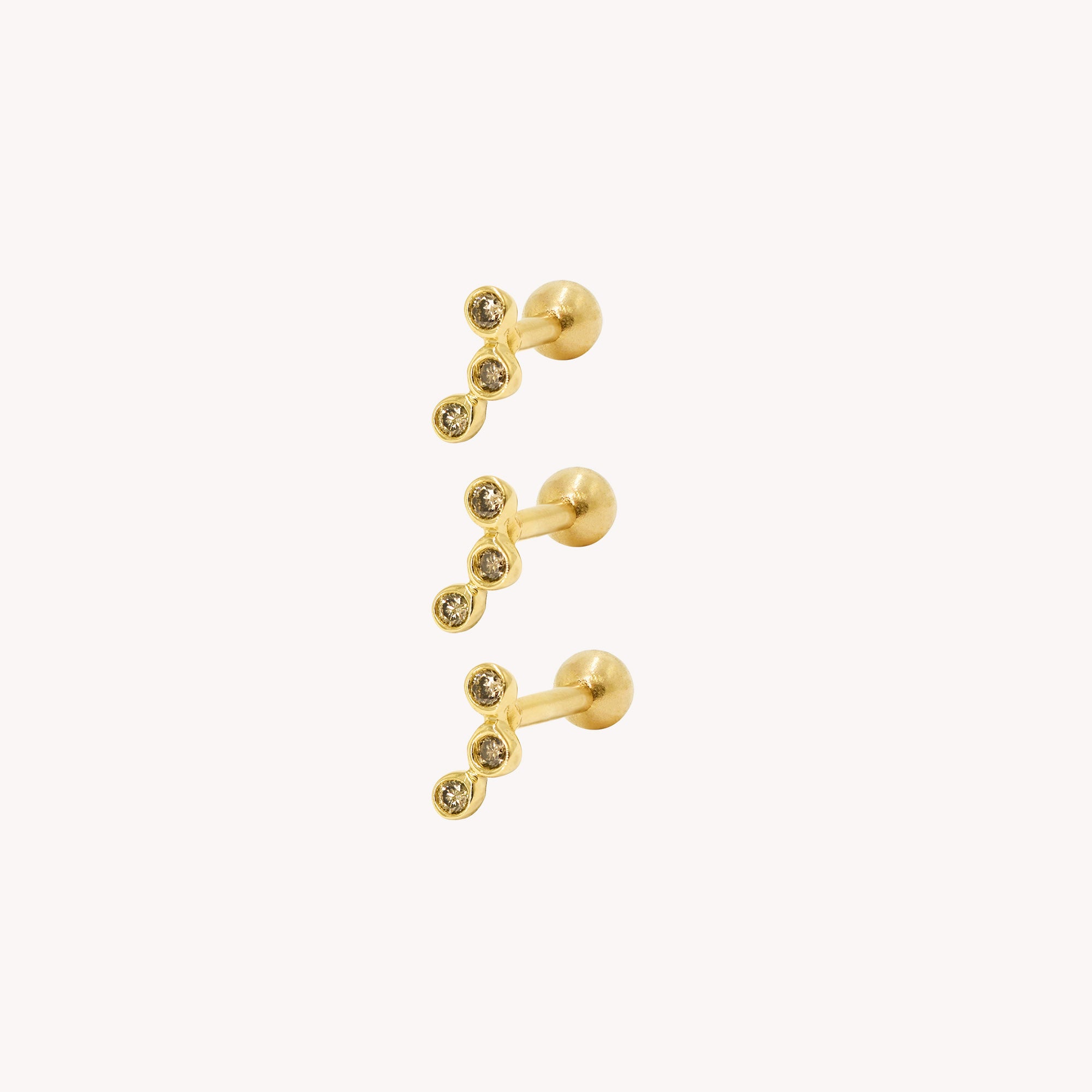 Piercing Alba Diamants Bruns