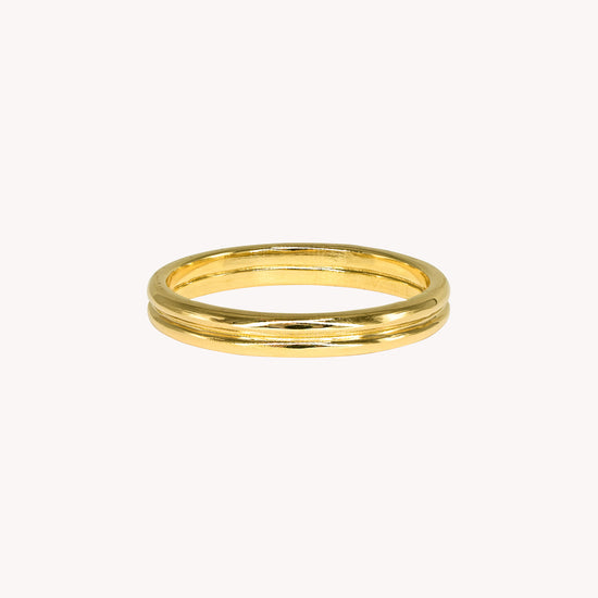 Alba Double Bangle Wedding Ring