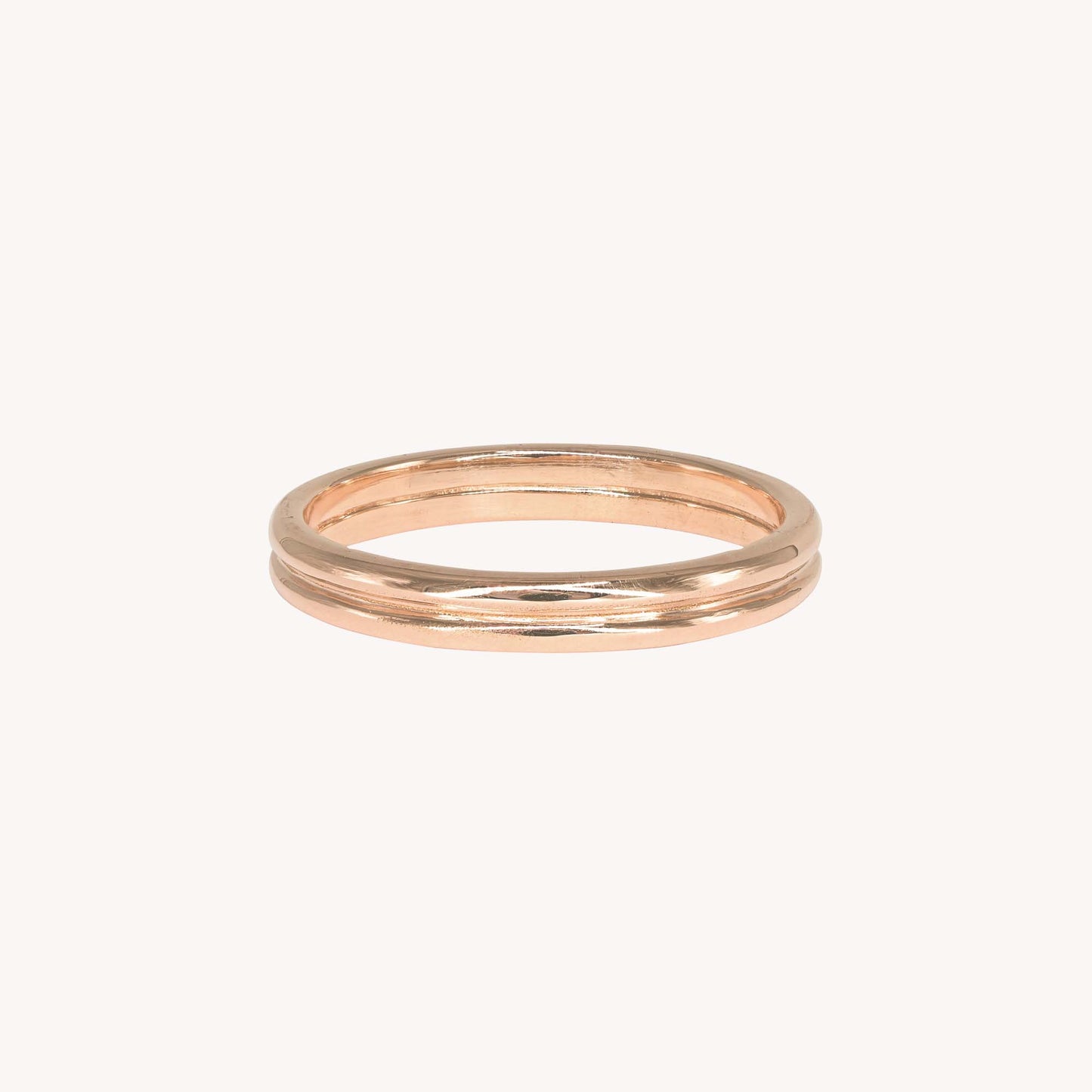 Alba Double Bangle Wedding Ring