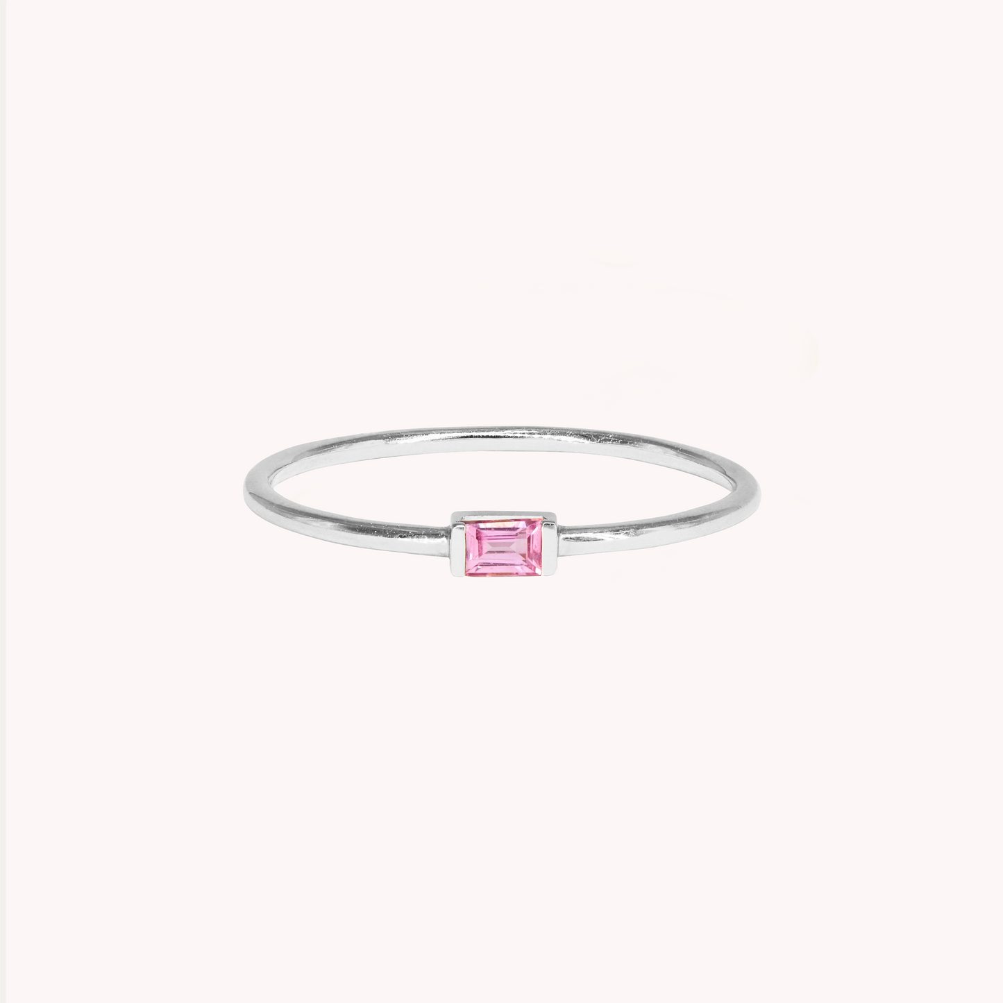 Bague Alix Saphir Rose