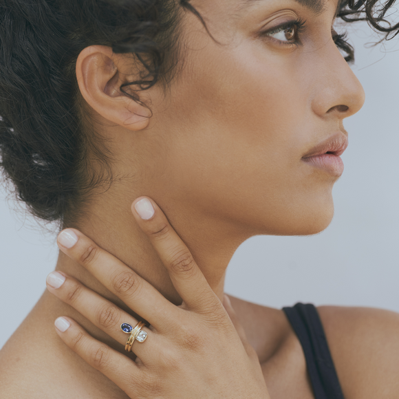 - Vendu - Bague Emilie Double Anneau