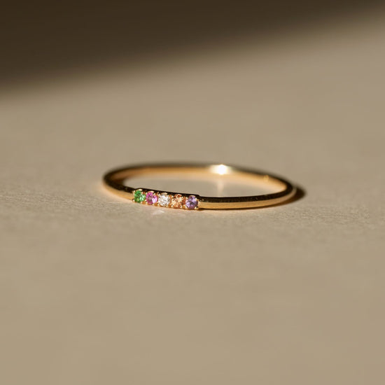 Multicolored Iris Ring