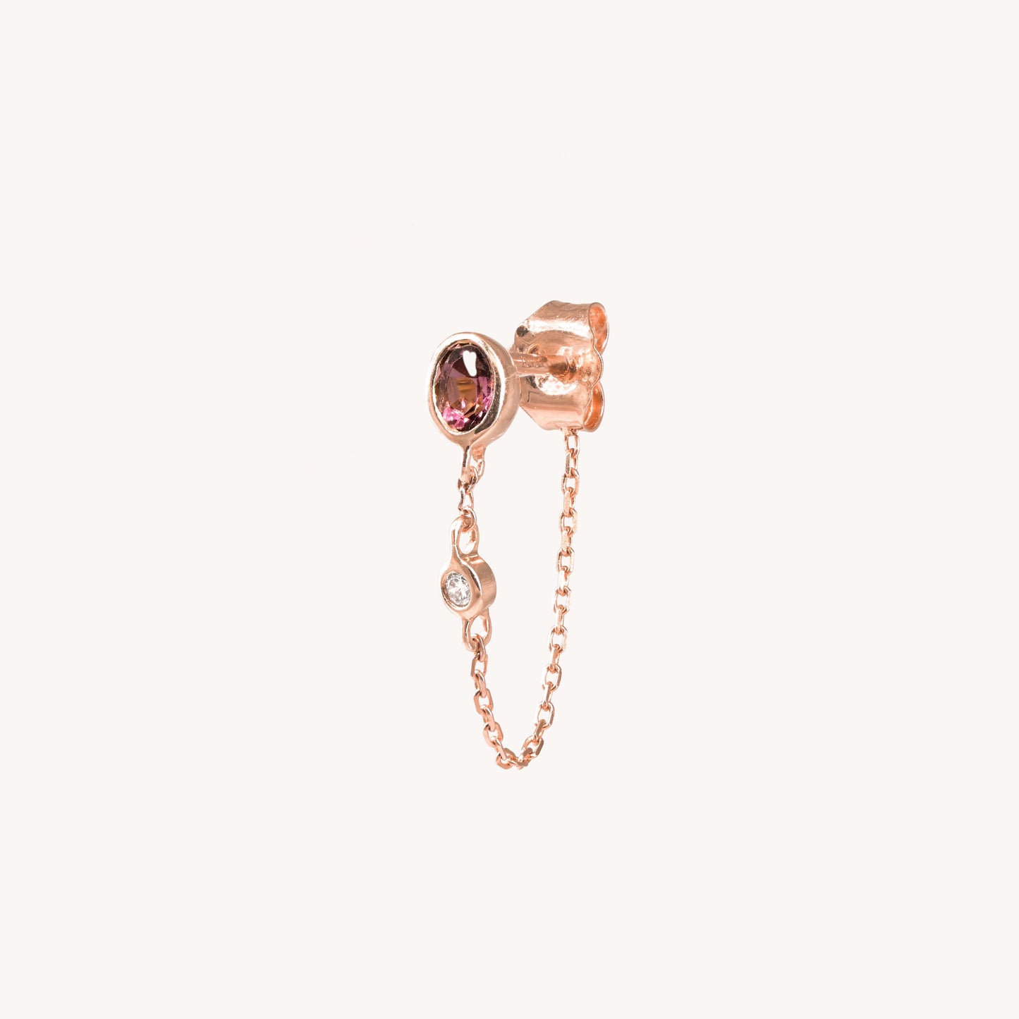 Valentine Rose Chain Earring